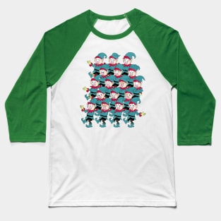 Elf Christmas Party Baseball T-Shirt